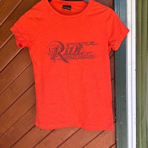 Babydoll Harley Davidson t-shirt - Picture 1 of 6